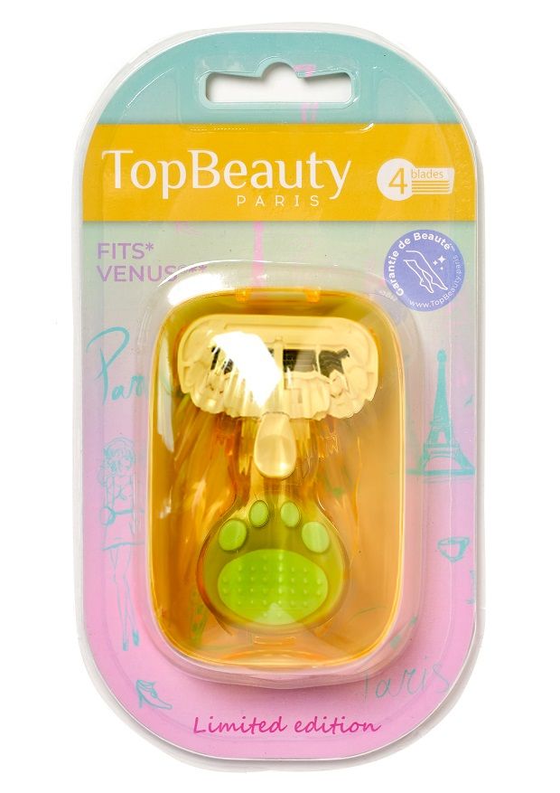 TopBeauty Paris Mini женская бритва 1 бритва + 1 сменная кассета совместима с venus