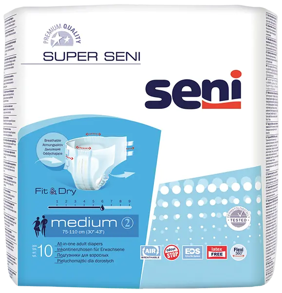 Подгузники BELLA SUPER SENI AIR 10шт