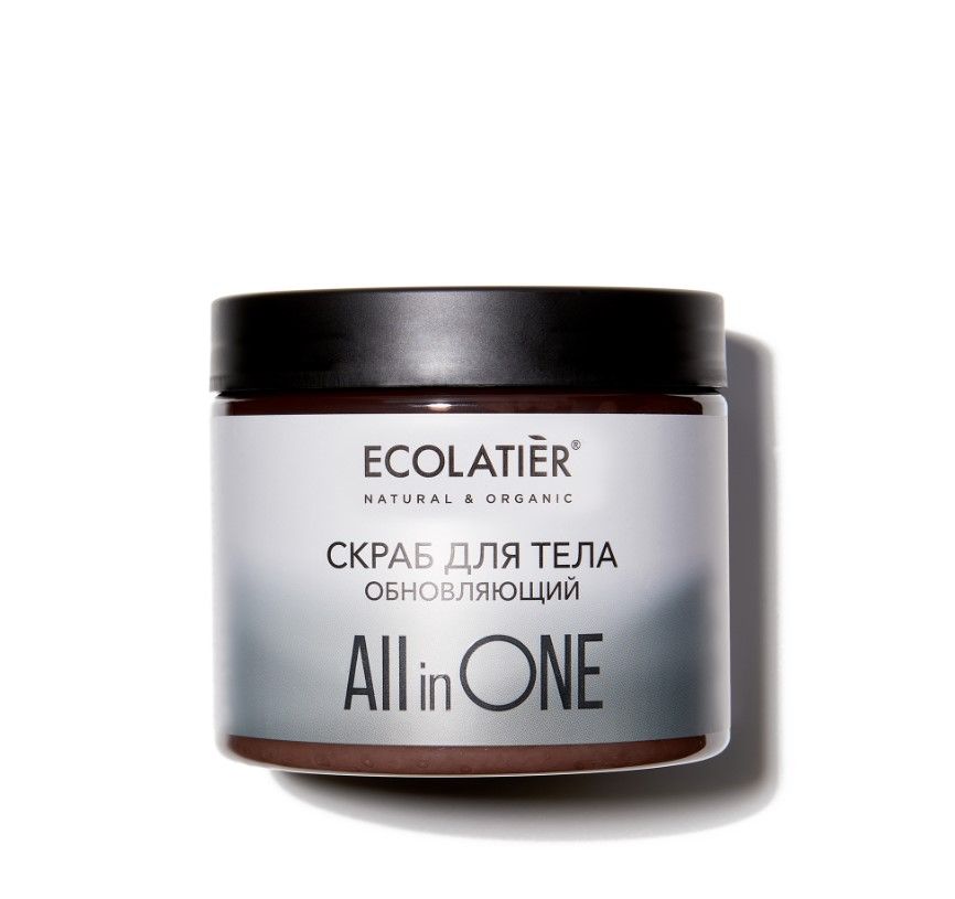 Ecolatier aio обновляющий скраб для всех типов кожи 420 г