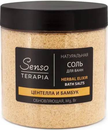 КЛ Senso Terapia Натуральная магниево-сульфатная соль для ванн обновляющая « », 600 г