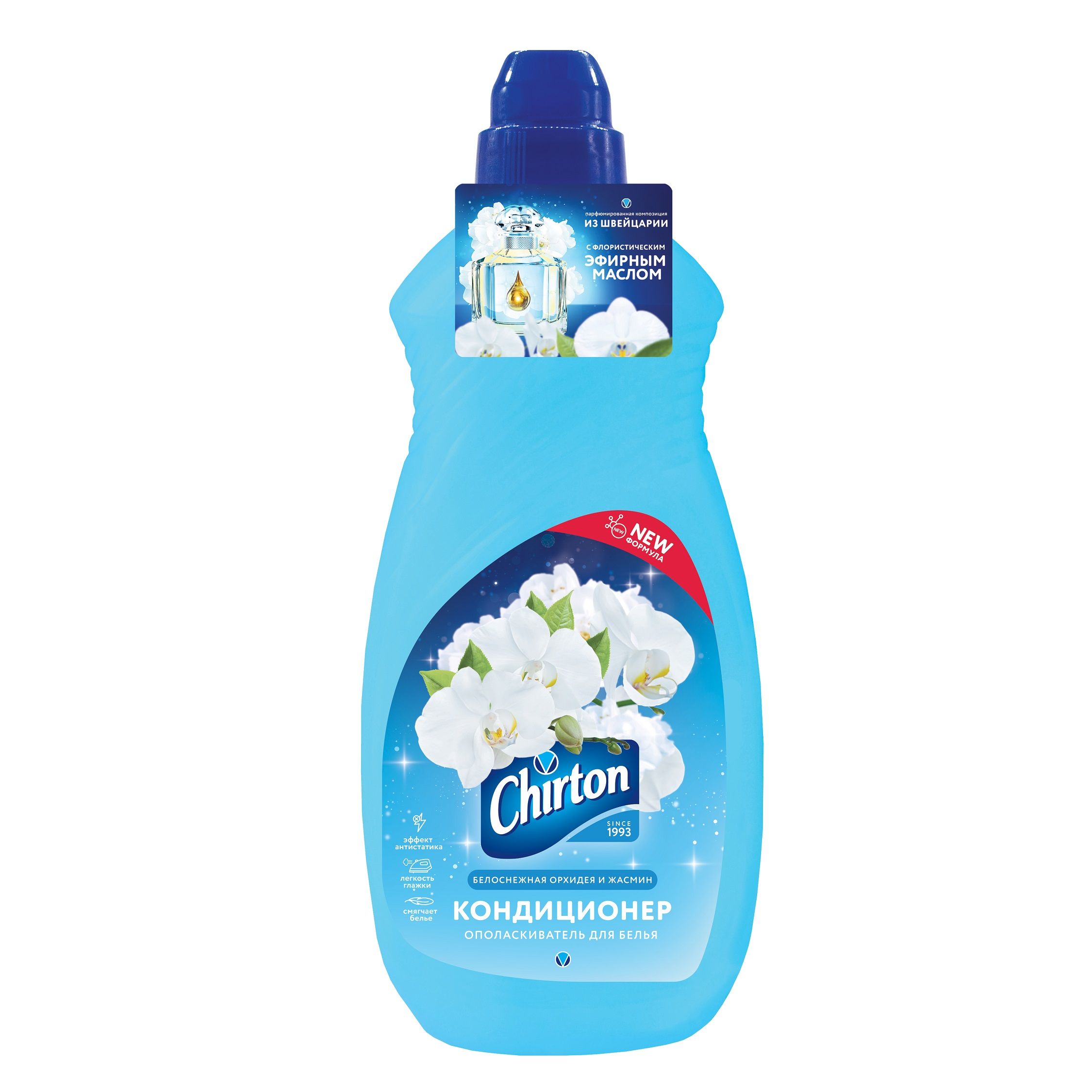 Chirton кондиционер для белого белья белоснежная орхидея жасмин 2000 мл