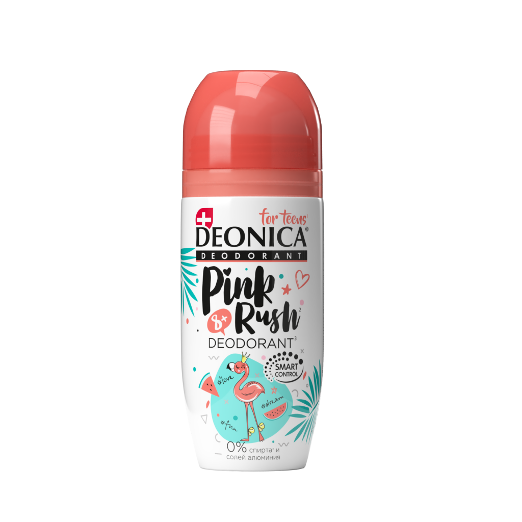 Deonica for teens антиперспирант pink rush 50 мл