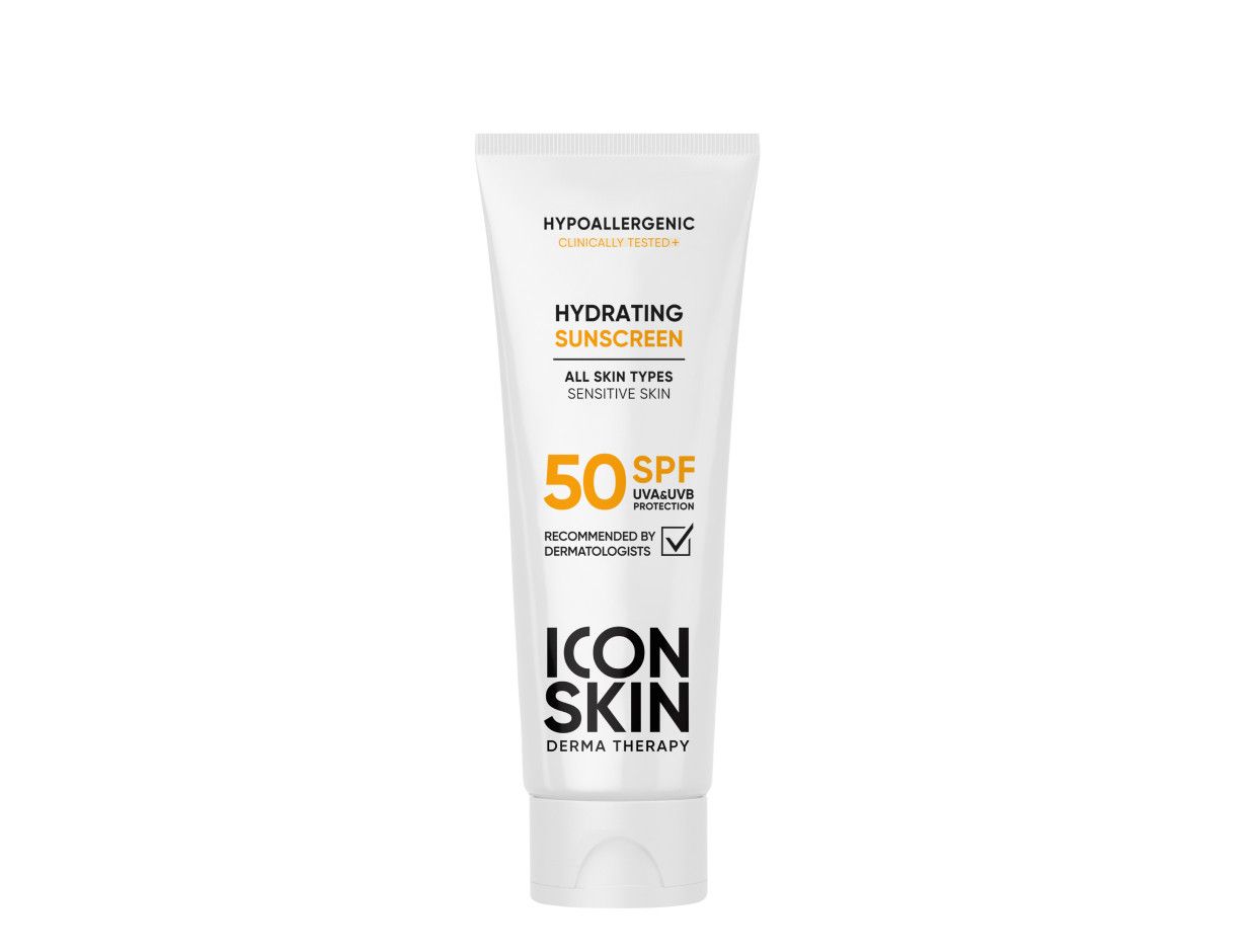 Icon Skin увлажняющий солнцезащитный крем spf 50 75 мл