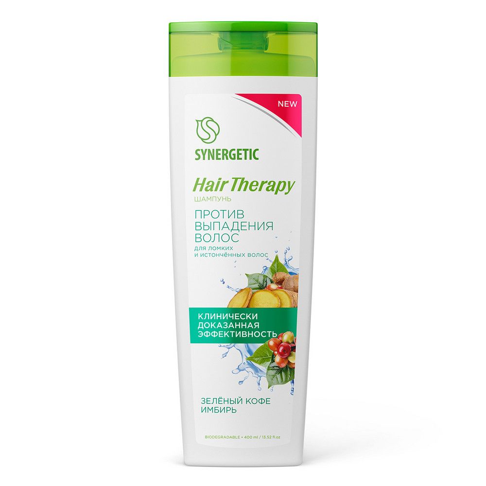 Synergetic шампунь против выпадения волос hair therapy 400 мл