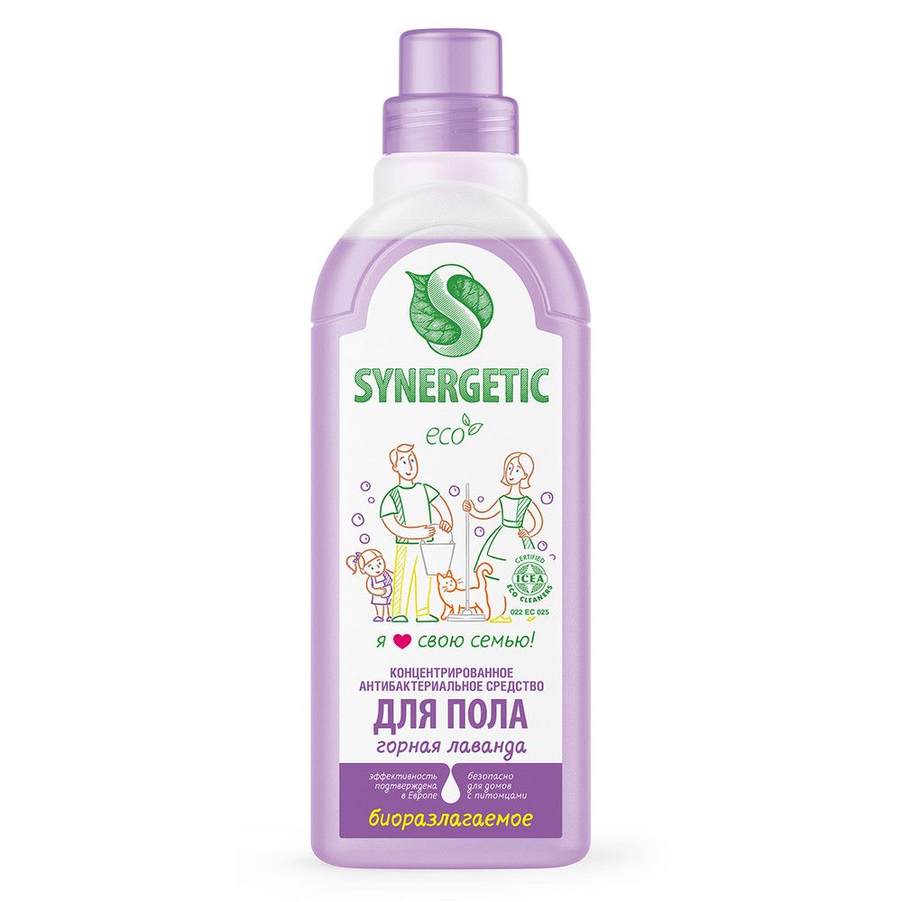 Synergetic средство для пола горная лаванда 0,75 л