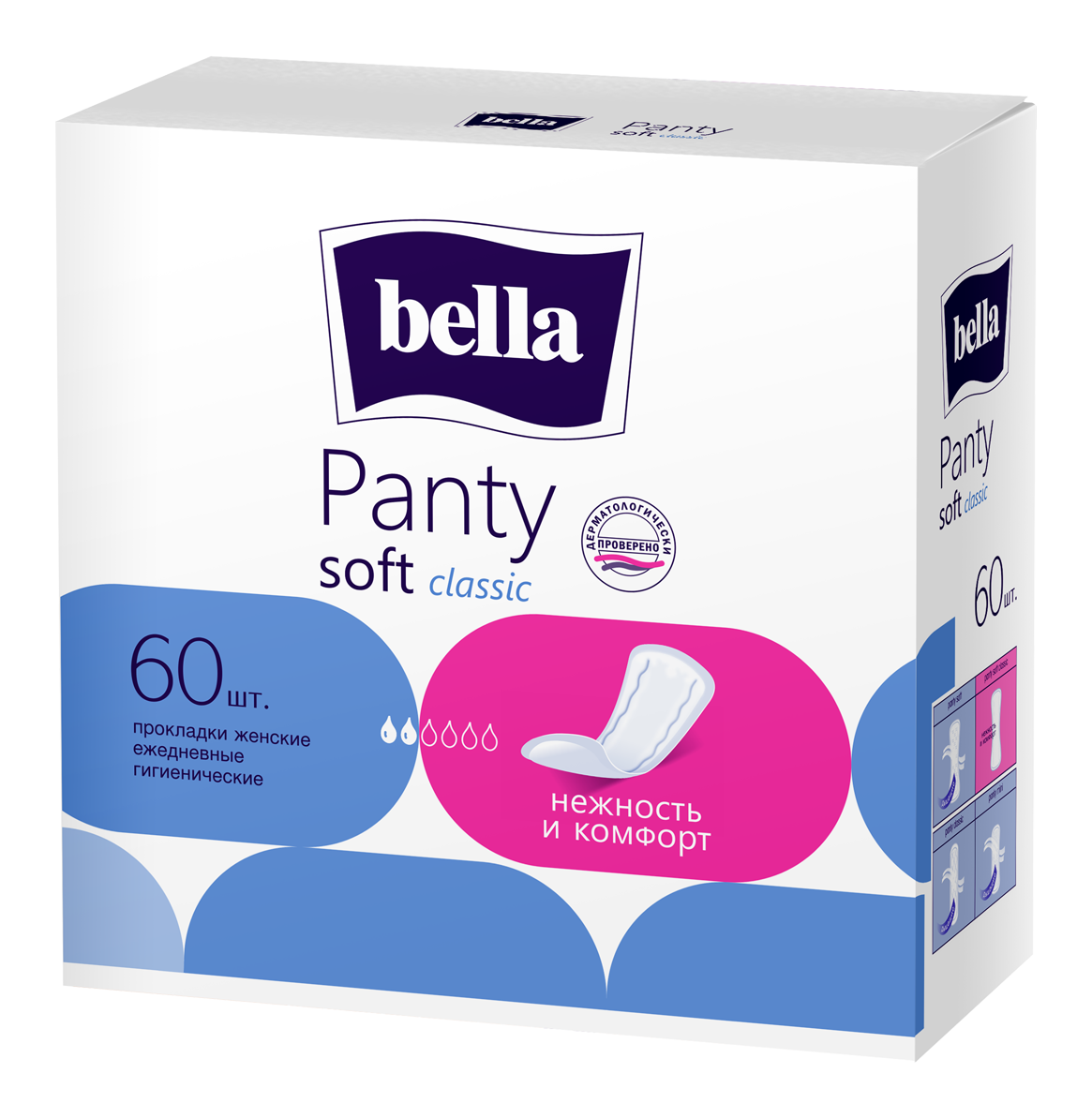 BELLA Прокладки ежедневные PANTY SOFT Classik 60 шт