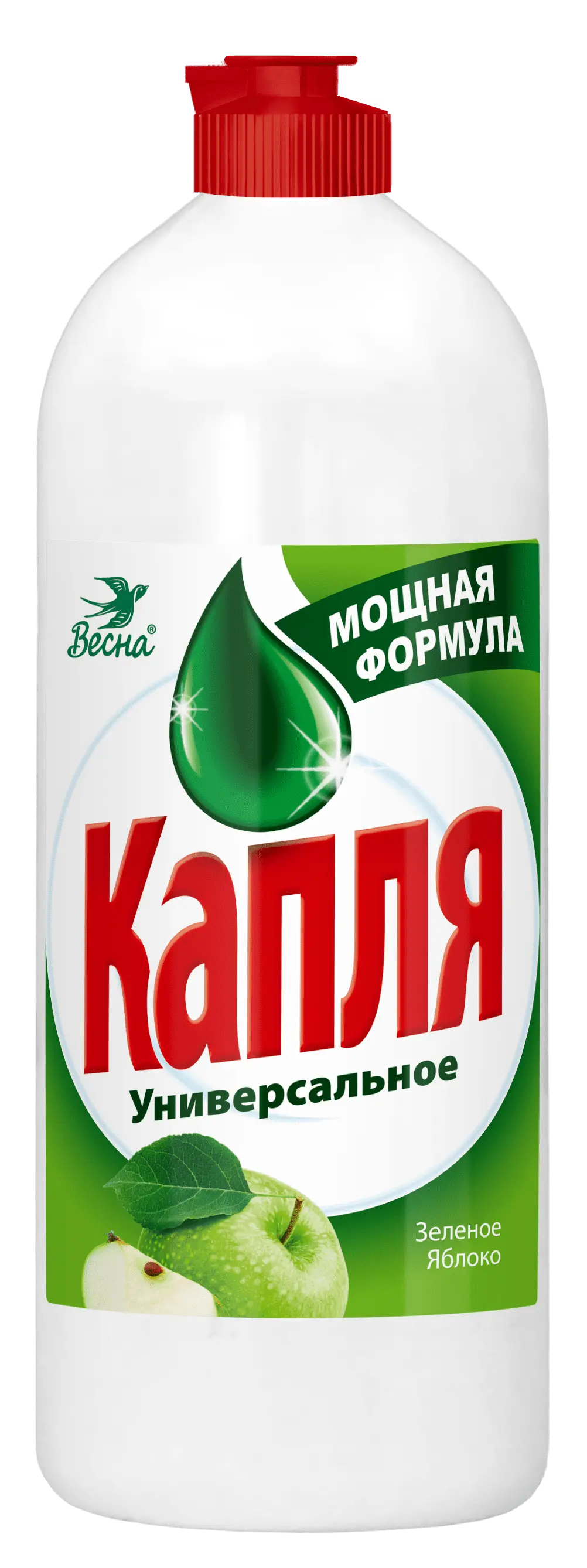 КАПЛЯ средство для мытья посуды сода эффект яблоко 850 г