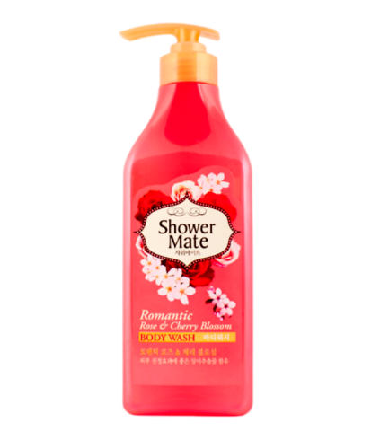 KeraSys Гель для душа Шауэр Мэйт Роза и вишневый цвет 550г