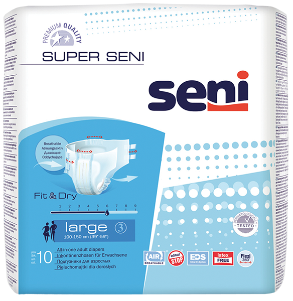 Подгузники BELLA SUPER SENI AIR 10шт