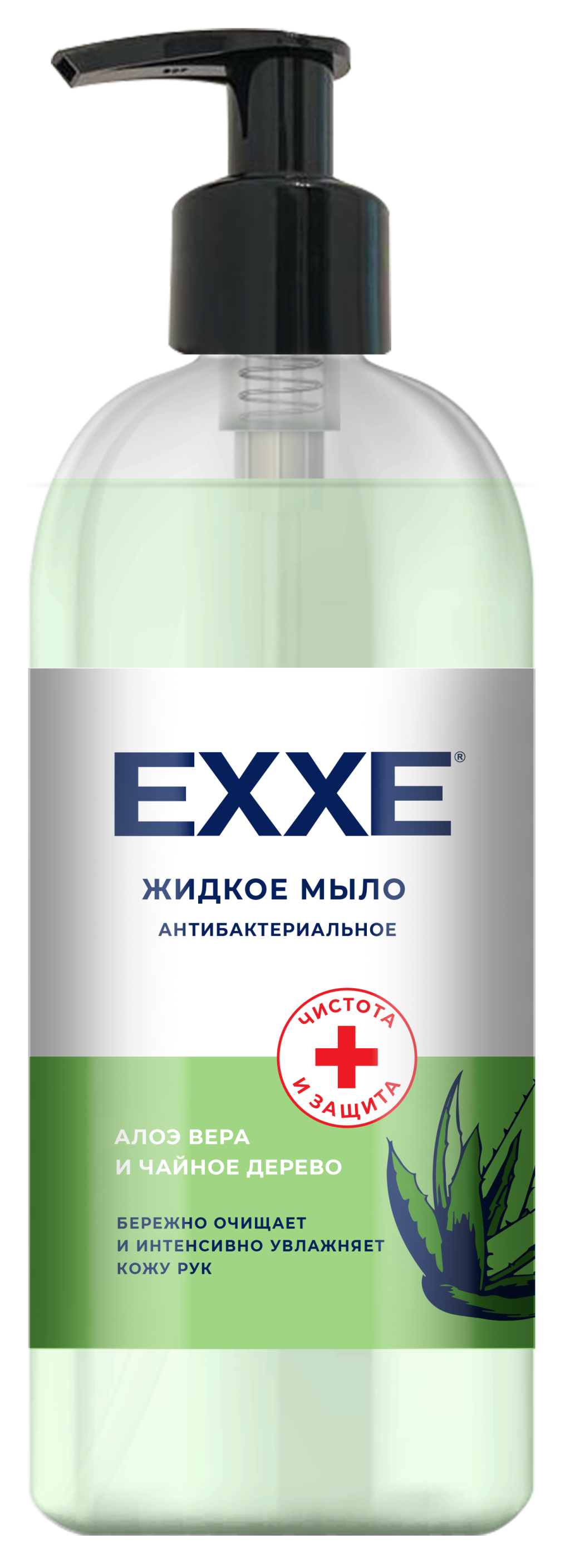 Exxe жидкое антибактериальное мыло алоэ и чайное дерево 500 мл