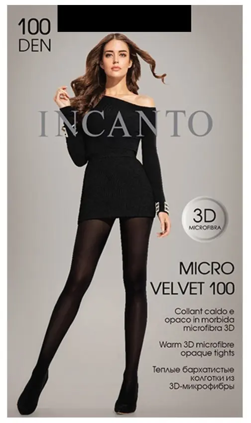 INCANTO колготки 100 5 мягкие бархатистые из микрофибры