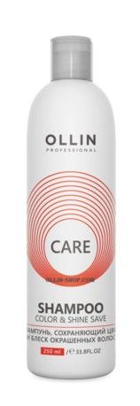 OLLIN CARE шампунь сохраняющий цвет и блеск окрашенных волос 250 мл