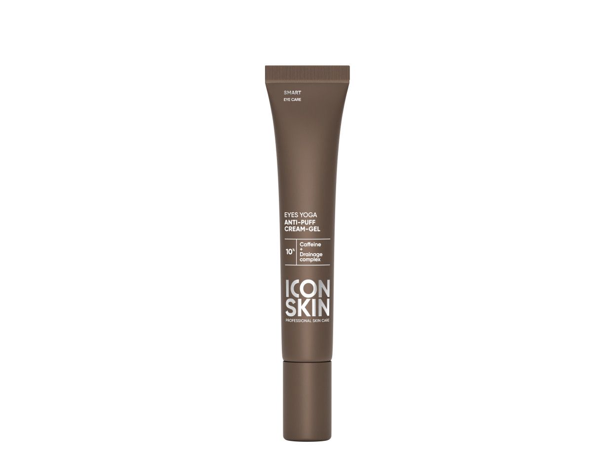Icon Skin крем гель для кожи вокруг глаз от отеков eyes yoga anti puff cream gel 20 мл