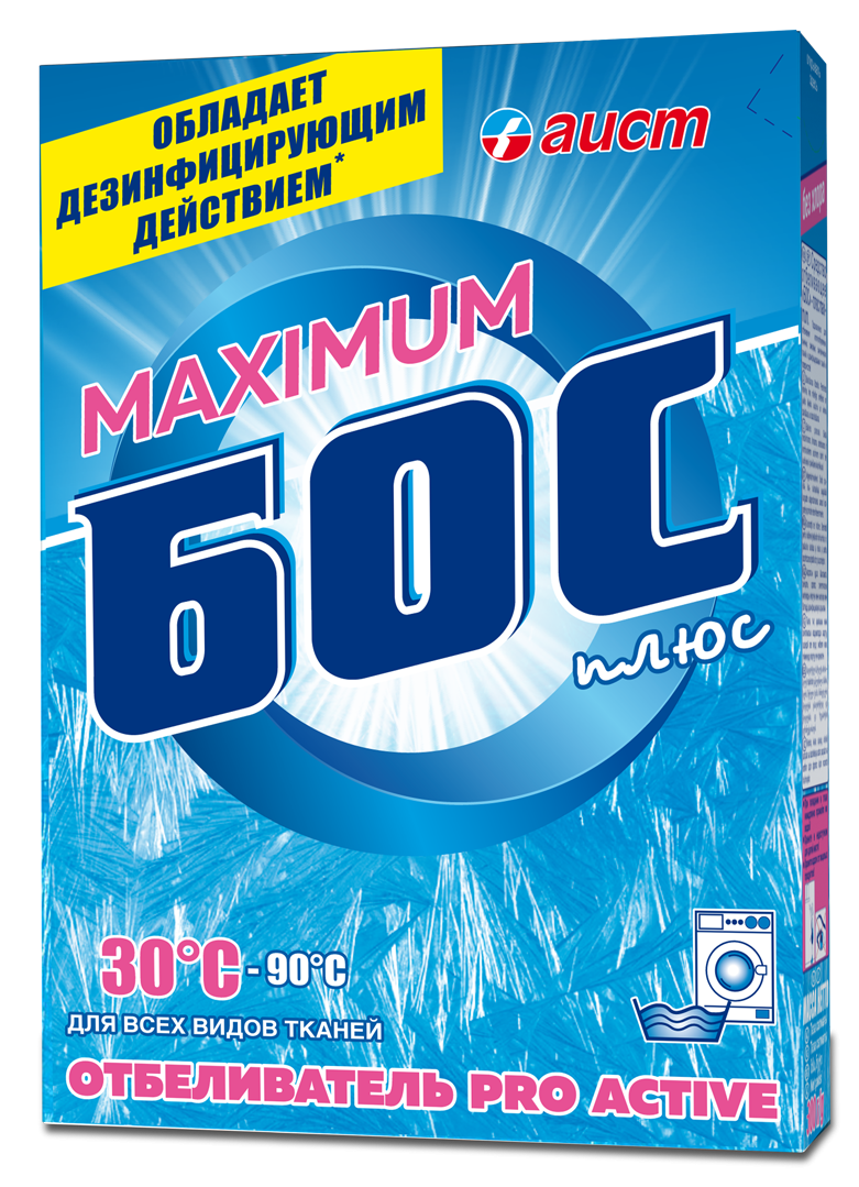 Бос плюс мах отбеливатель порошок 300г