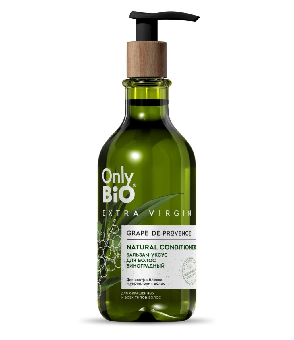 Only Bio Extra Virgin бальзам уксус для волос виноградный 350 мл