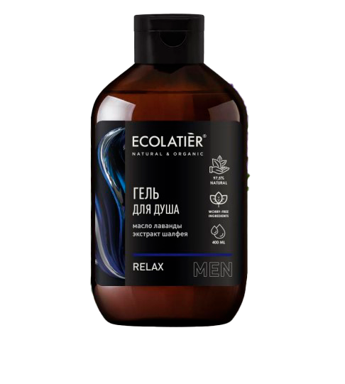 Ecolatier Мужской  гель для душа Relax, 400 мл