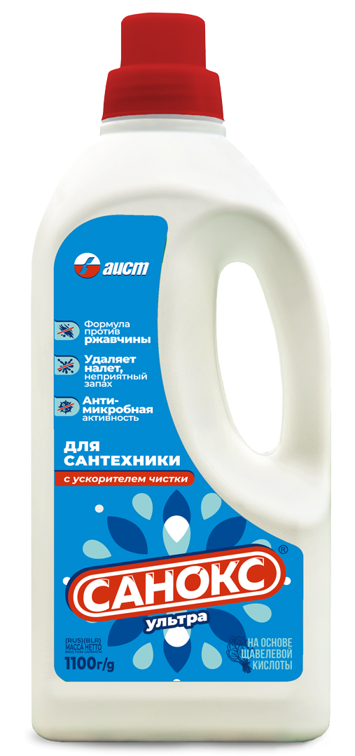 Санокс чистящее средство для сантехники ультра 1100 г