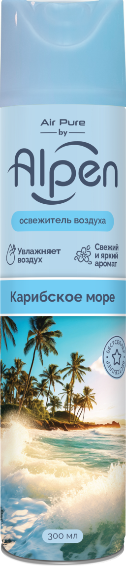 Alpen освежитель воздуха карибское море 300 мл