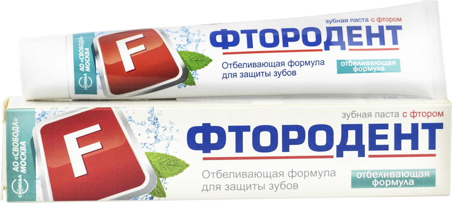 Фтородент зубная паста отбеливающая формула 62 г