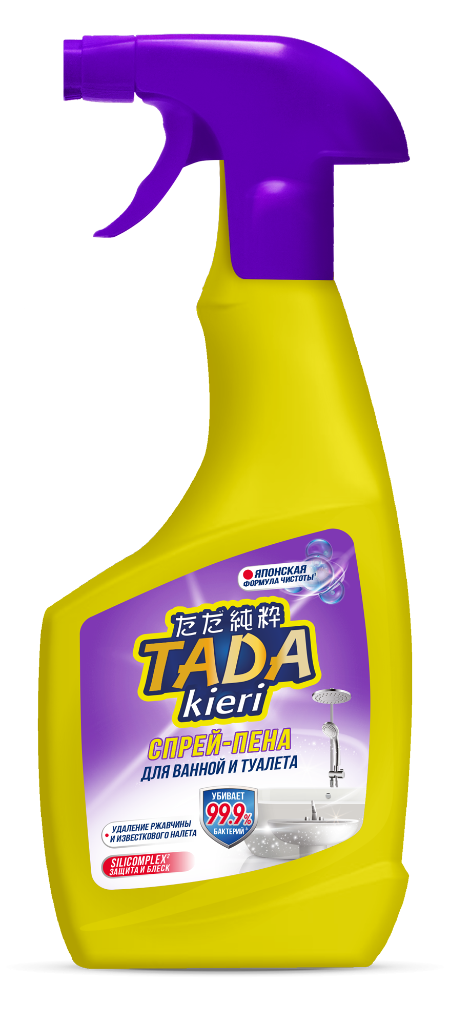 TADA kieri антибактериальная спрей-пена для ванны и туалета 500 мл