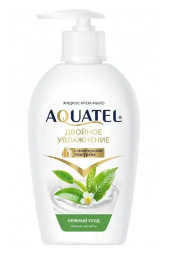 ВЕСНА Aquatel Крем-мыло жидкое зеленый чай матча, 280 г