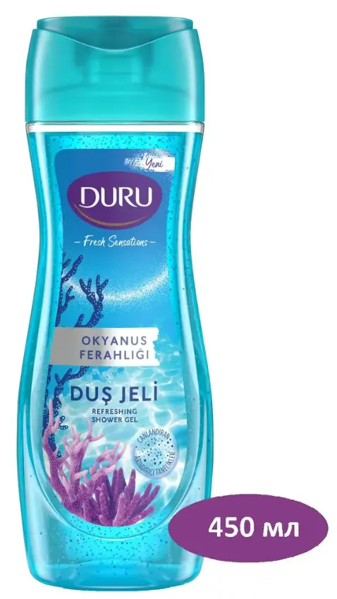 Duru fresh гель для душа океан 450мл