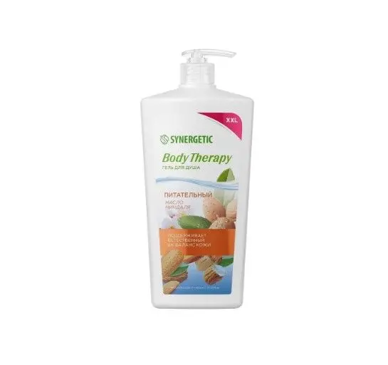 Synergetic гель для душа масло миндаля body 900 мл