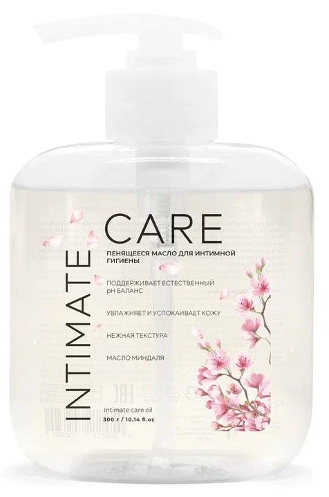 Красная Линия пенящееся масло для интимной гигиены intimate care 300 г