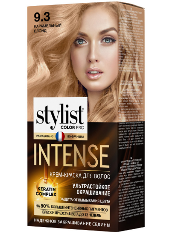 Stylist Color Pro краска для волос тон 9.3 карамельный блонд