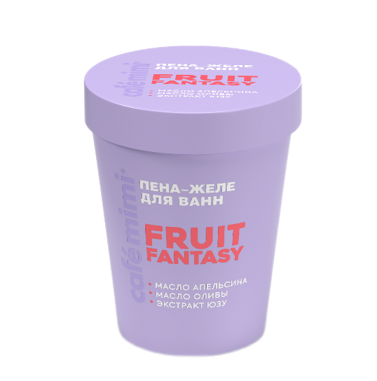 Cafe Mimi COLOURS пена желе для ванн fruit fantasy 200 мл