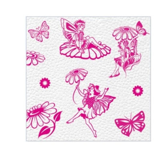 Семья и Комфорт салфетки ромашка-бабочки 100л