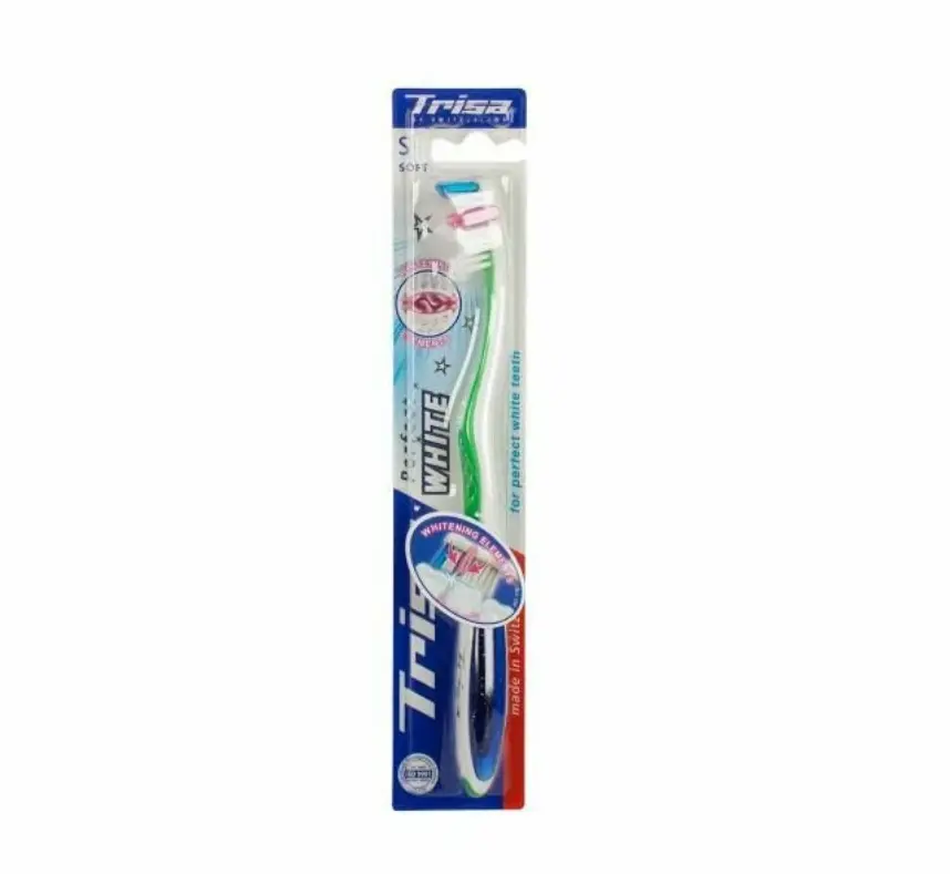 Trisa зубная щетка perfect white мягкая