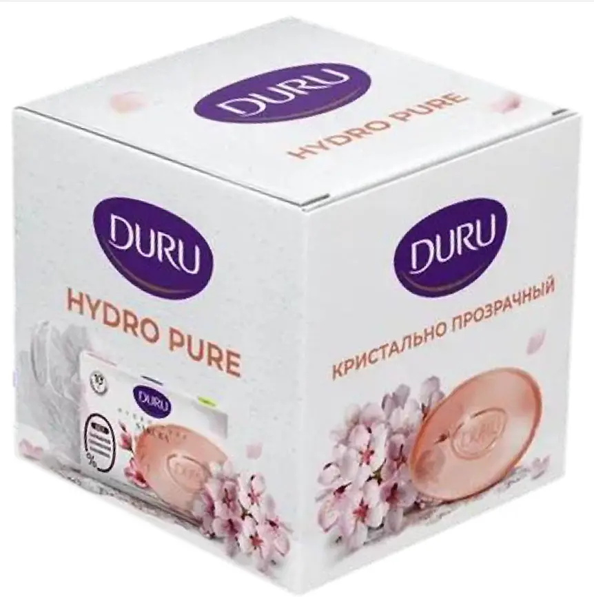 Duru подарочный набор pure мыло 106 г cакура мочалка