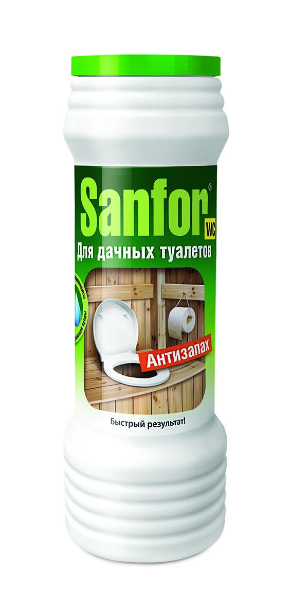 Sanfor антизапах cредство для дачных туалетов дезодорирующее 400 г