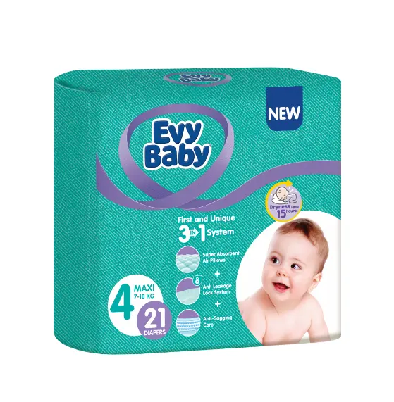 Evy Baby макси стандарт подгузники 7-18 кг 21 шт