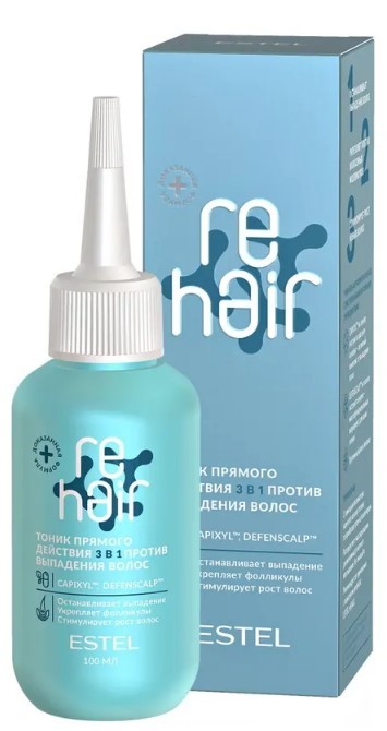 Estel rehair тоник прямого действия 3в1 против выпадения волос 100 мл