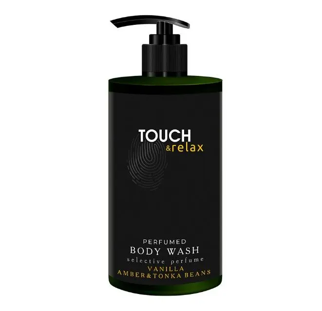 TOUCH&Relax парфюмированный гель для душа ваниль амбра и бобы тонка 450 мл