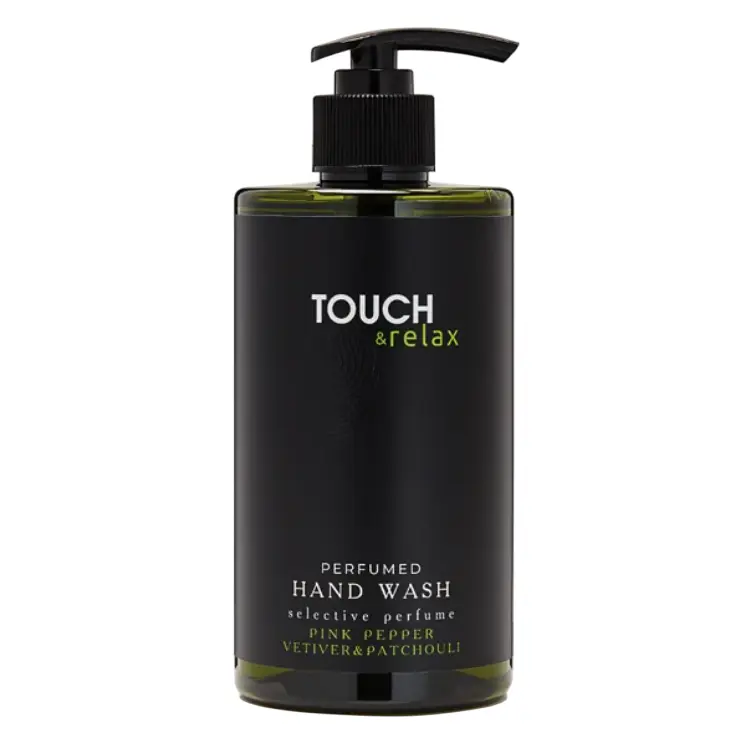 TOUCH&Relax парфюмированный гель для мытья рук розовый перец ветивер и пачули 450 мл