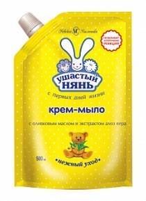 Ушастый Нянь жидкое крем мыло дой пак 500мл