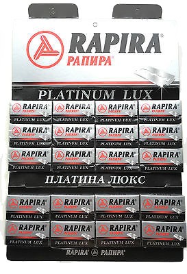 РАПИРА лезвия Платинум люкс 20 упаковок по 5шт