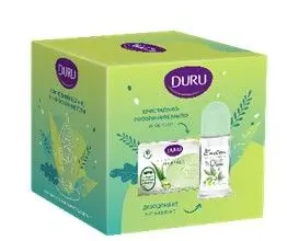 Evyap подарочный набор дезодорант 50мл natural breeze + duru pure мыло 106г алоэ