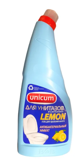 Удобная Минутка гель для чистки унитазов с Лимоном 750мл