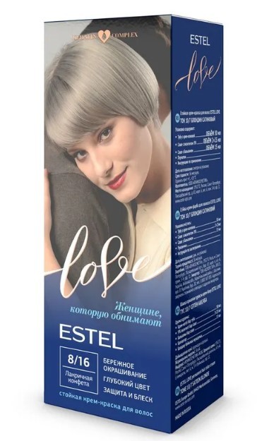 Estel love крем краска 8/16 Лакричная конфета