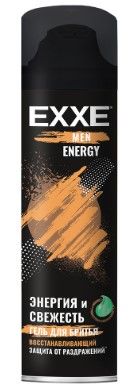 EXXE MEN гель для бритья восстанавливающий energy 200 мл
