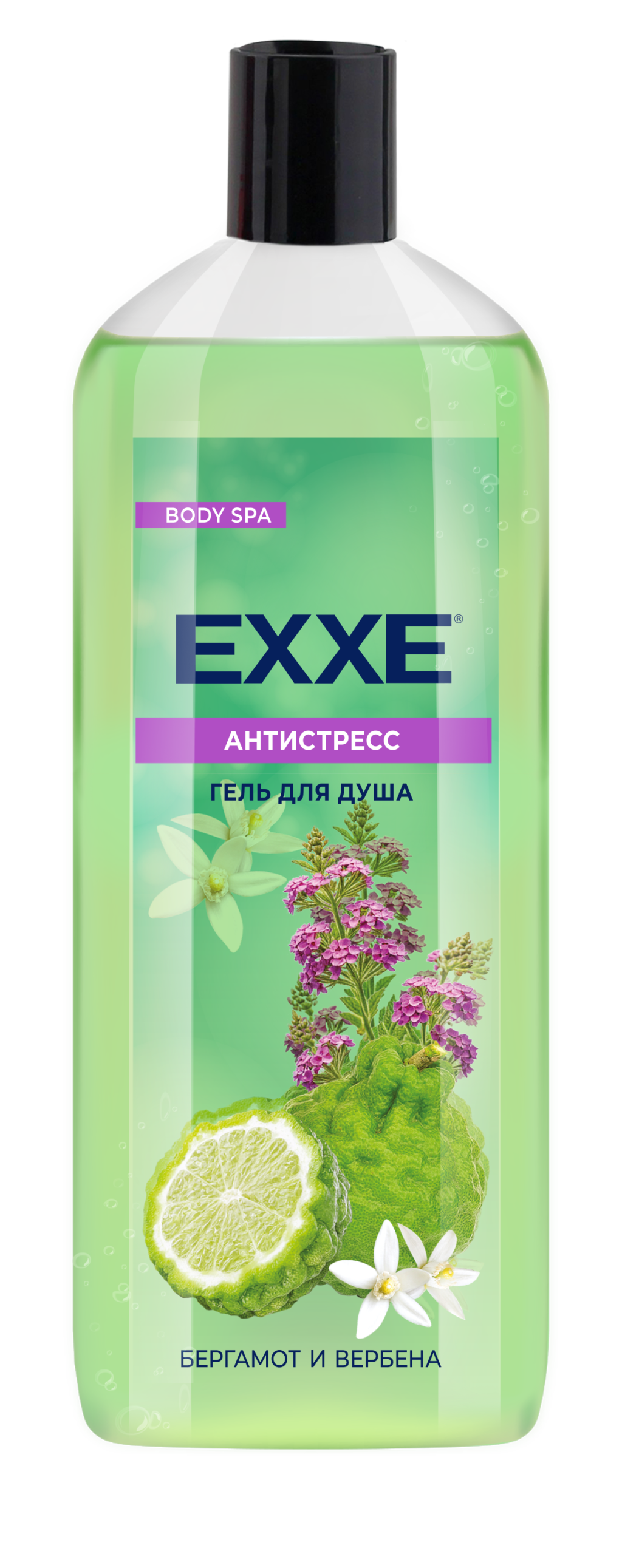 Exxe гель для душа бергамот и вербена 400 мл