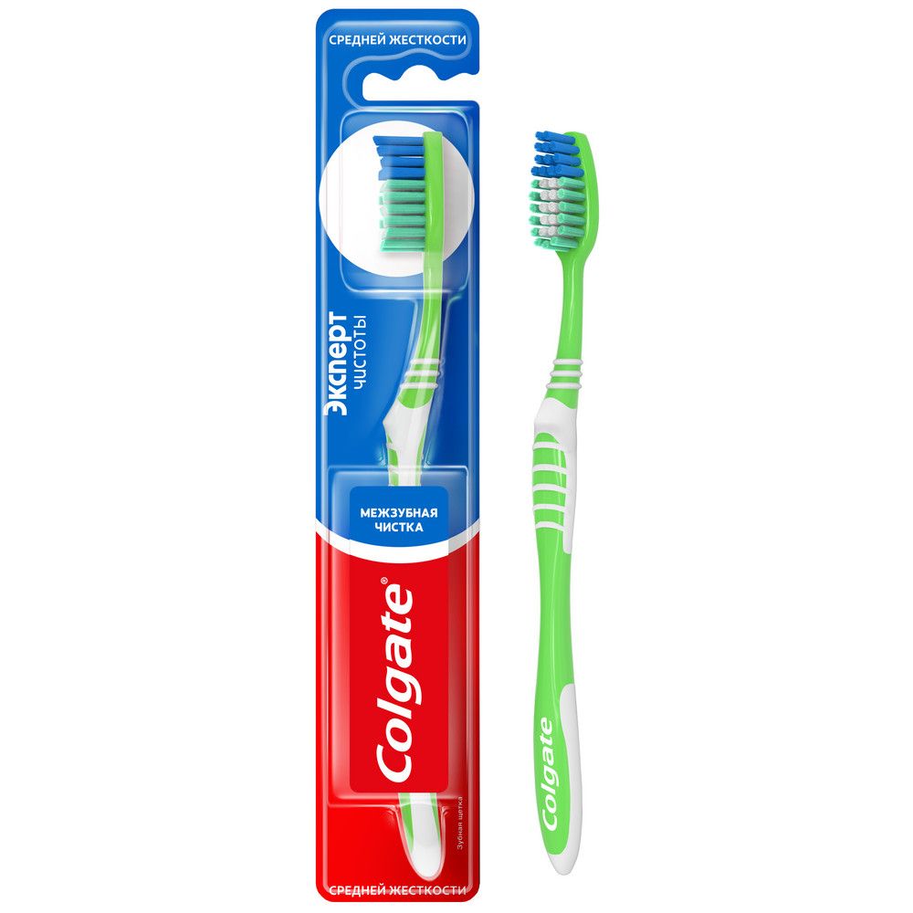 Colgate зубная щетка  эксперт чистоты средняя