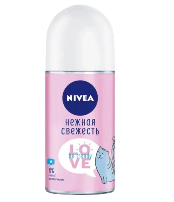 Nivea део-шарик женский Нежная Свежесть Love 50мл