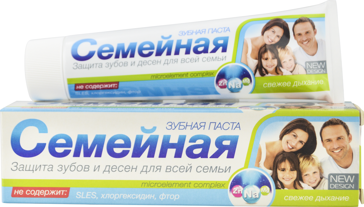 Семейная зубная паста cвежее дыхание 130 г