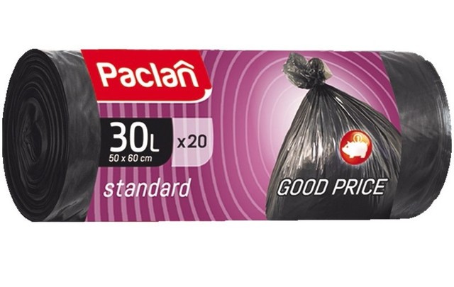 Paclan мешки для мусора Standart 30л 20шт