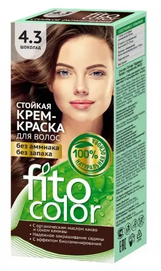 Фитокосметик краска для волос тон 4.3 Шоколад